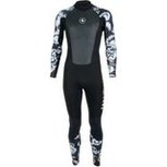 HYDROFLEX 3mm JUMPSUIT W/O HOOD MEN - camoeflage zwart/wit HYDROFLEX 3mm JUMPSUIT W/O HOOD MEN - camoeflage zwart/wit