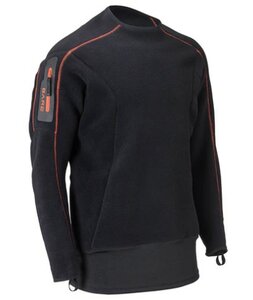Polar Stretch Mid Layer Top - Man - Black/Lava