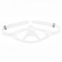 TRANSPARENT SILICONE STRAPS FOR MASKS WITH CARDAN BUCKLES