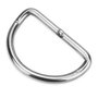 50mm Stainless Steel D-ring - prebent